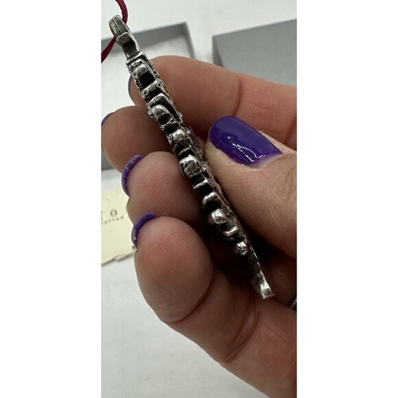 Danforth Pewter Christmas Tree Ornament Silver Tone 2012 - Picture 7 of 16